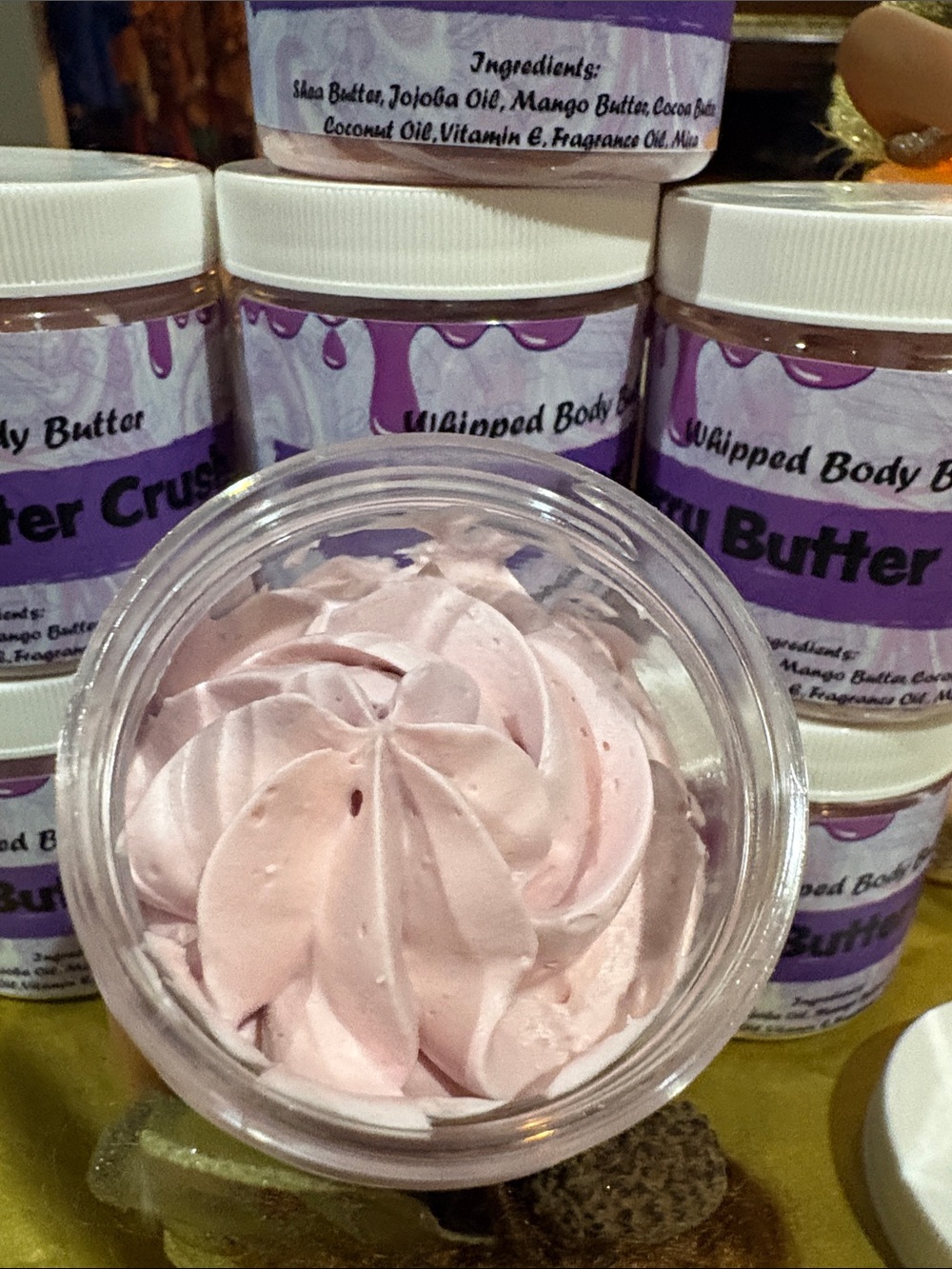 JBotanicals-Whipped Body Butter - Berry Butter Crush NATURAL Bundle 3/$20 mix - Picture 2 of 6